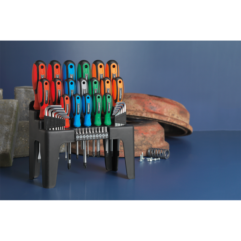 Screwdriver, Hex Key & Bit Set 44pc | Pipe Manufacturers Ltd..
