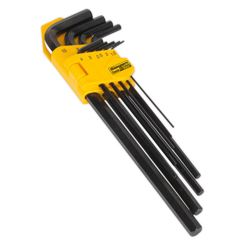 Hex Key Set 9pc Extra Long Metric | Pipe Manufacturers Ltd..