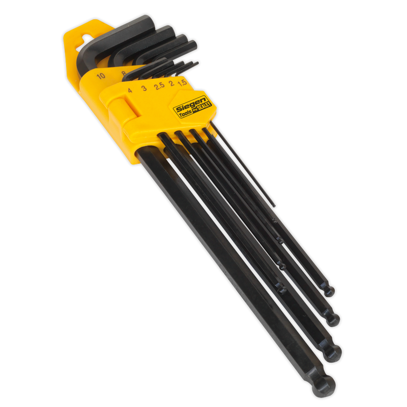 Ball-End Hex Key Set 9pc Extra Long Metric | Pipe Manufacturers Ltd..