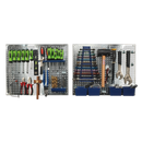 Wall Storage Pegboard Set 34pc | Pipe Manufacturers Ltd..