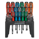 Hammer-Thru Screwdriver, Hex Key & Bit Set 44pc | Pipe Manufacturers Ltd..