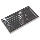 Tool Tray with Combination Spanner Set 19pc - Metric | Pipe Manufacturers Ltd..