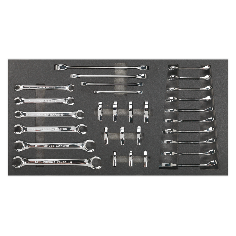 Tool Tray with Specialised Spanner Set 30pc - Metric | Pipe Manufacturers Ltd..