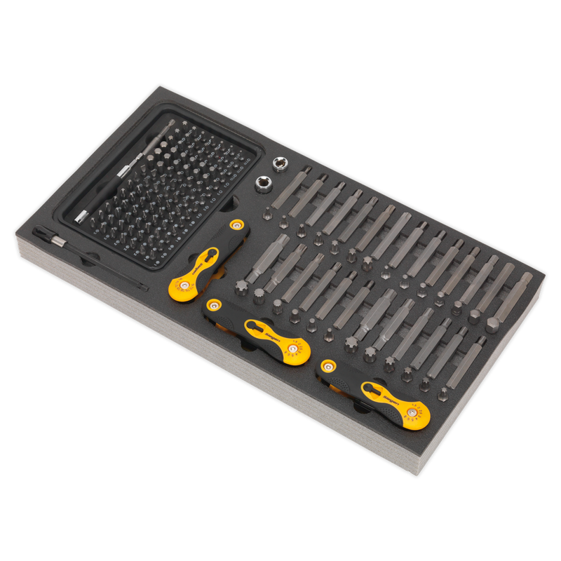 Tool Tray with Specialised Bits & Folding Hex Keys 192pc | Pipe Manufacturers Ltd..