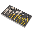 Tool Tray with Adjustable Wrench & Pliers Set 10pc | Pipe Manufacturers Ltd..