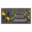 Tool Tray with T-Handle & Standard Hex Key Sets 26pc | Pipe Manufacturers Ltd..