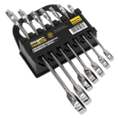 Ratchet Combination Spanner Set 7pc Metric | Pipe Manufacturers Ltd..