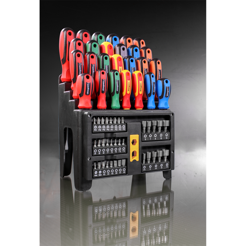 Screwdriver, Bit & Nut Driver Set 61pc | Pipe Manufacturers Ltd..