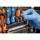 100pc Screwdriver, Bit & Nut Driver Set