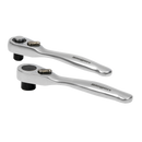 2pc Micro Ratchet Wrench & Bit Driver Set