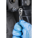 1/4"Hex x 1/4"Sq Drive Micro Ratchet Bit Driver/Wrench