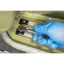 1/4"Hex x 1/4"Sq Drive Micro Ratchet Bit Driver/Wrench