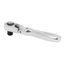 1/4"Sq Drive Micro Flexi-Head Ratchet Wrench