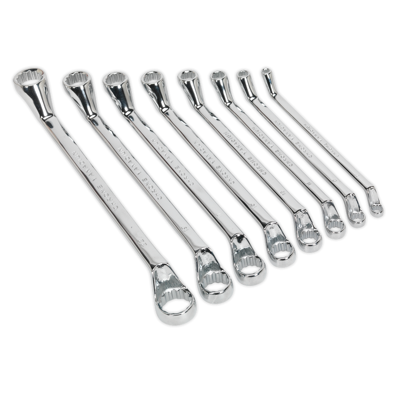 Deep Offset Ring Spanner Set 8pc Metric | Pipe Manufacturers Ltd..