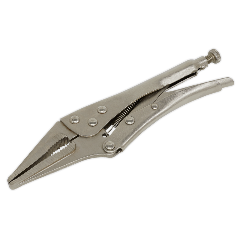 Locking Pliers Long Nose 225mm | Pipe Manufacturers Ltd..
