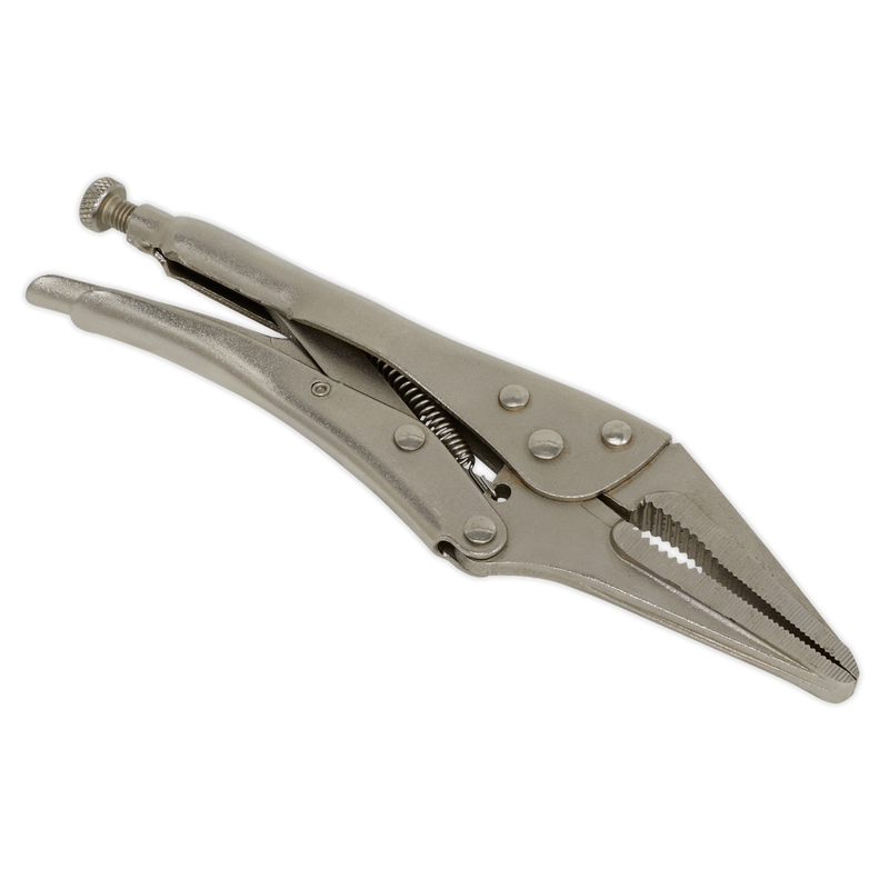 Locking Pliers Long Nose 225mm | Pipe Manufacturers Ltd..