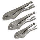 Locking Pliers Set 3pc | Pipe Manufacturers Ltd..