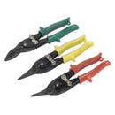 Aviation Tin Snips Set 3pc | Pipe Manufacturers Ltd..