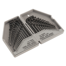 Hex Key Set 30pc Long/Short Arm - Metric/Imperial | Pipe Manufacturers Ltd..