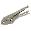 Locking Pliers 175mm Curved Jaw | Pipe Manufacturers Ltd..