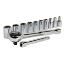 Socket Set 12pc 1/4"Sq Drive 6pt WallDrive¨ Metric | Pipe Manufacturers Ltd..