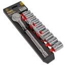 Socket Set 12pc 1/2"Sq Drive 6pt WallDrive¨ Metric | Pipe Manufacturers Ltd..