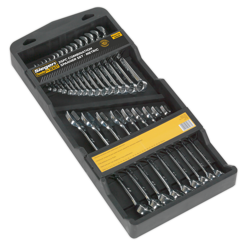 Combination Spanner Set 25pc Metric | Pipe Manufacturers Ltd..