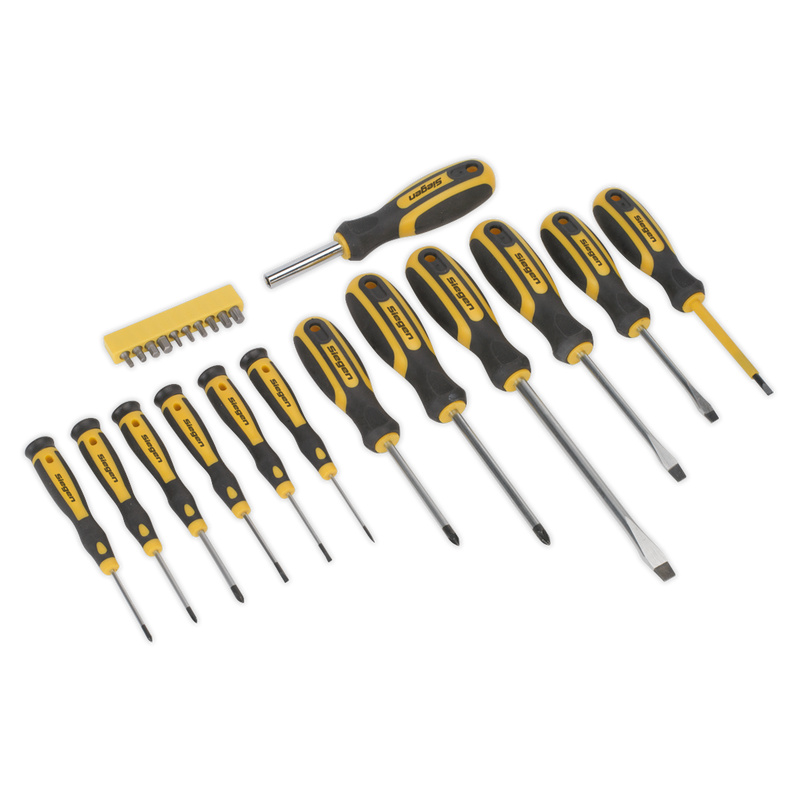 Soft Grip Screwdriver & Bit Set 23pc | Pipe Manufacturers Ltd..