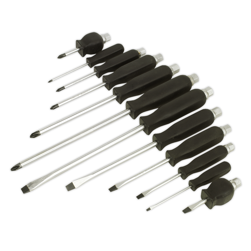 Screwdriver Set 12pc Hammer-Thru | Pipe Manufacturers Ltd..