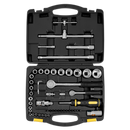Socket Set 52pc 1/4" & 1/2"Sq Drive 6pt WallDrive¨ Metric | Pipe Manufacturers Ltd..