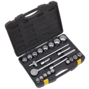 Socket Set 22pc 3/4"Sq Drive 12pt Metric | Pipe Manufacturers Ltd..