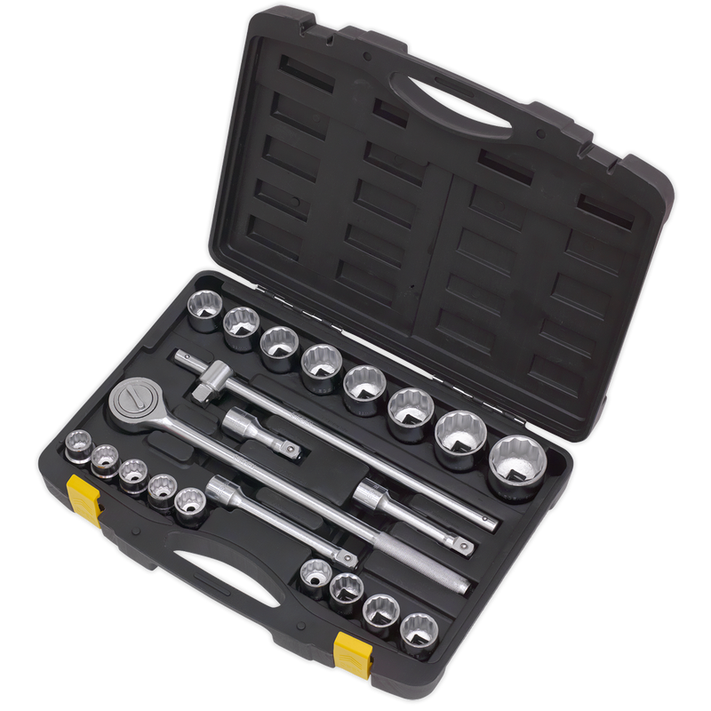 Socket Set 22pc 3/4"Sq Drive 12pt Metric | Pipe Manufacturers Ltd..