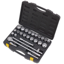 Socket Set 26pc 3/4"Sq Drive 12pt Metric/Imperial | Pipe Manufacturers Ltd..