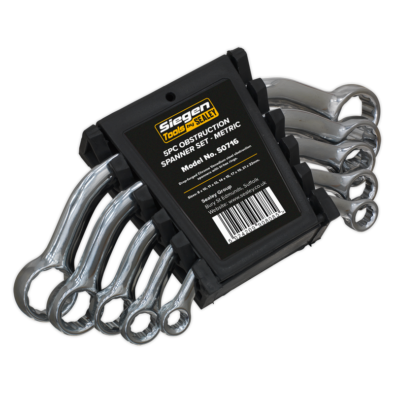 Obstruction Spanner Set 5pc Metric | Pipe Manufacturers Ltd..