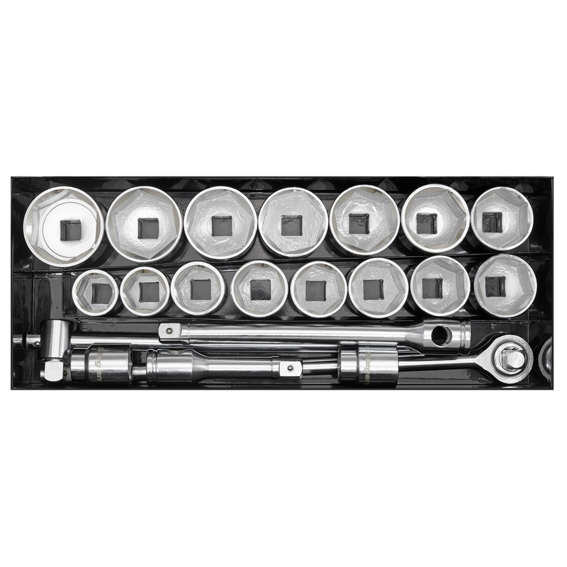 Socket Set 21pc 1"Sq Drive 6pt WallDrive¨ Metric | Pipe Manufacturers Ltd..