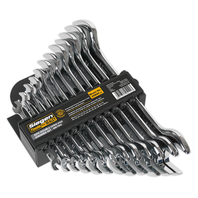 Double Open End Spanner Set 12pc Metric | Pipe Manufacturers Ltd..
