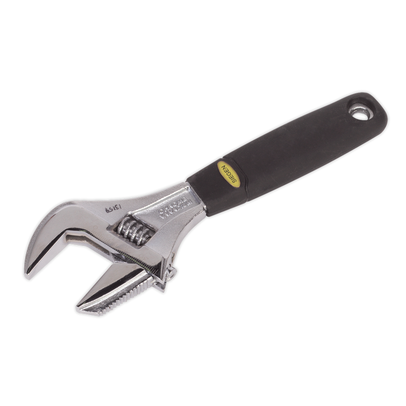 Adjustable Wrench with Extra Wide Jaw Capacity 200mm | Pipe Manufacturers Ltd..
