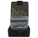 HSS Drill Bit Set 19pc Edge Ground Metric DIN 338 | Pipe Manufacturers Ltd..