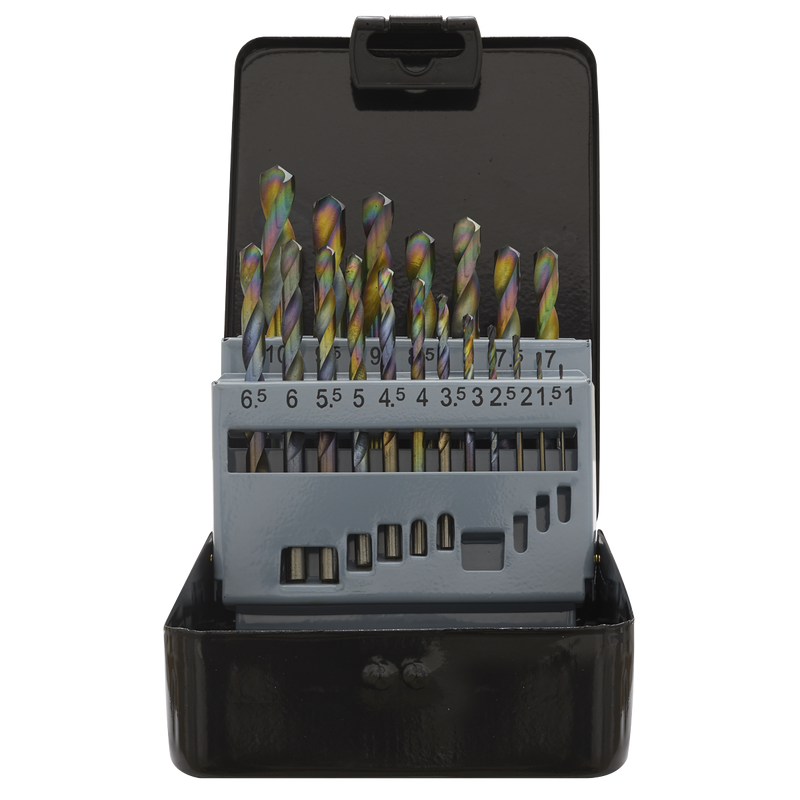 HSS Drill Bit Set 19pc Edge Ground Metric DIN 338 | Pipe Manufacturers Ltd..