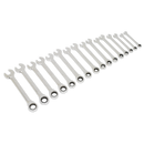 Combination Ratchet Spanner Set 16pc Metric | Pipe Manufacturers Ltd..