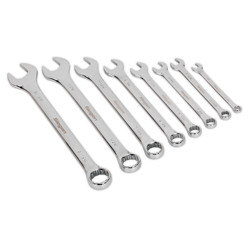 Combination Spanner Set 8pc Whitworth | Pipe Manufacturers Ltd..