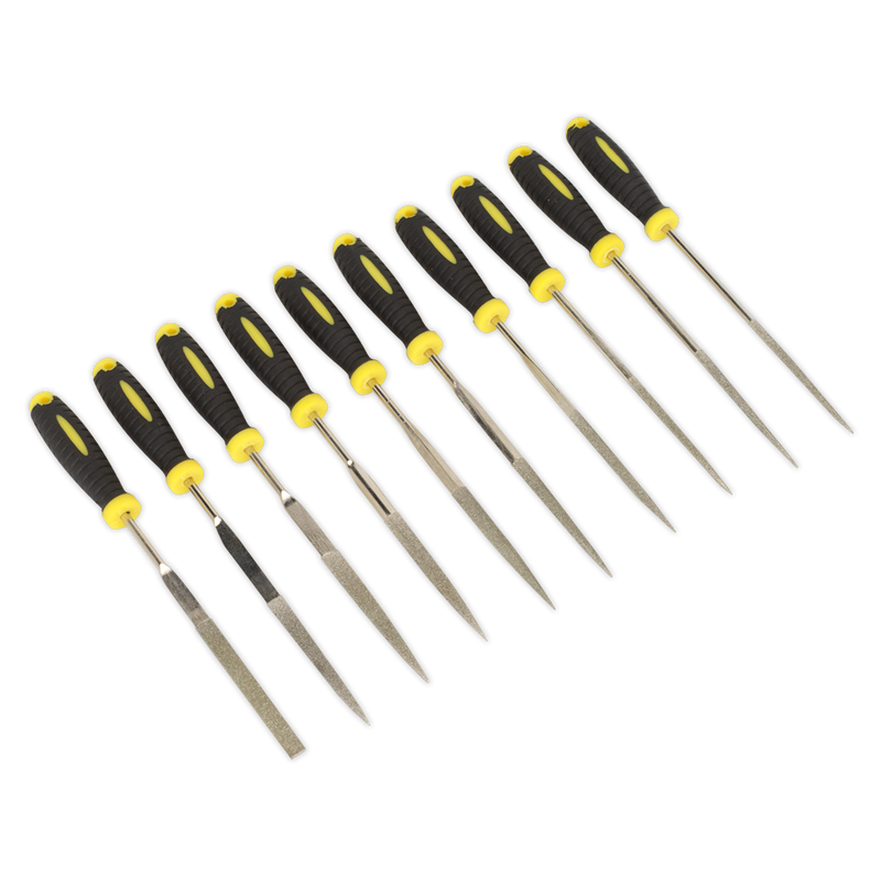 Diamond Needle File Set 10pc 100mm | Pipe Manufacturers Ltd..