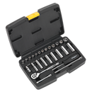 Socket Set 26pc 1/4"Sq Drive 6pt WallDrive¨ Metric | Pipe Manufacturers Ltd..