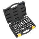 Socket Set 30pc 3/8"Sq Drive 6pt WallDrive¨ Metric | Pipe Manufacturers Ltd..