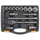 Socket Set 22pc 1/2"Sq Drive 6pt WallDrive¨ Metric | Pipe Manufacturers Ltd..