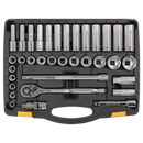 Socket Set 35pc 1/2"Sq Drive 6pt WallDrive¨ Metric | Pipe Manufacturers Ltd..