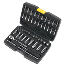 Socket Set 47pc 1/4"Sq Drive 6pt WallDrive¨ Metric | Pipe Manufacturers Ltd..