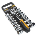 Socket Set 17pc 1/2"Sq Drive 6pt WallDrive¨ Metric | Pipe Manufacturers Ltd..