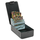 HSS Drill Bit Set 25pc Edge Ground - Metric DIN 338 | Pipe Manufacturers Ltd..