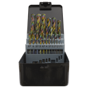 HSS Drill Bit Set 25pc Edge Ground - Metric DIN 338 | Pipe Manufacturers Ltd..